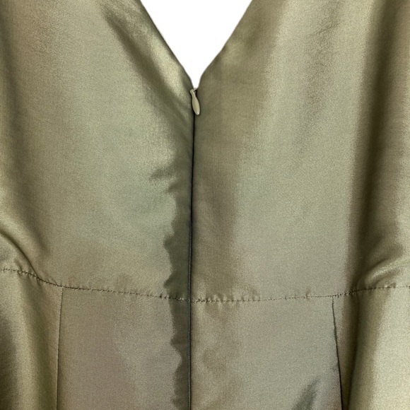 Davids Bridal D02101 Green Fit and Flare Dress Bridesmaid Short Gown 2/S NWOT - Picture 14 of 16